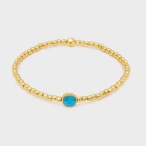 Gorjana Power Gemstone Bracelet - Turquoise Gold